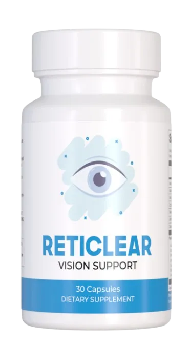Reticlear Vision Support Supplement Bottle